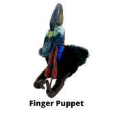 Cassowary Finger Puppet - Huggable Toys